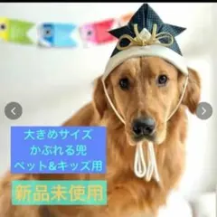 こどもの日　かぶれる兜　顎紐あり　鯉のぼり　端午の節句