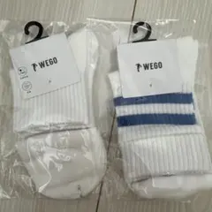 WEGO ソックス 2足セット 新品