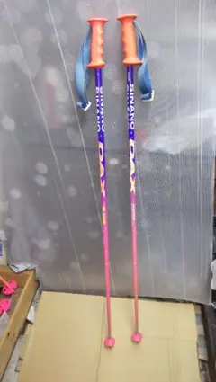 SINANO RACING スキー用ストック ピンク/オレンジ