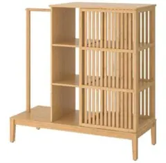 J【中古品】IKEA NORDKISAオープンワードローブ 使い勝手も◎ IKEAイケア NORDKISA ノールドシーサ オープンワードローブ - メルカリ