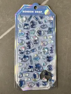 【まとめ買い割引あり】　ボンボンドロップシール　オリジナル　よるねこボンボン
