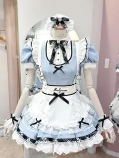 完売品】Malymoon シフォンフリルブロッサムメイド ブルー - メルカリ