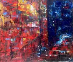 絵画　油絵　原画　抽象画　現代アート　F10e 絵画 油絵 原画 抽象画 現代アート F10e - メルカリ