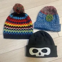 ✩⡱子どもニット帽　50〜56 ♡3枚 gap