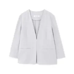 [洗える]NATURAL BEAUTY BASIC ジャケットブルー