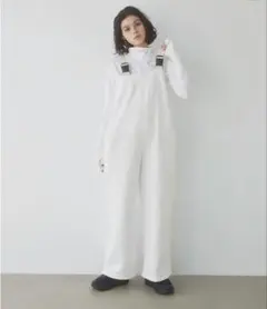 ALEXIA STAM ホワイト サロペット レディース