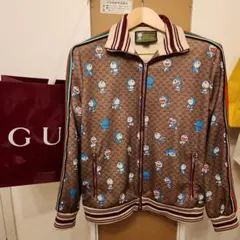 未使用級 グッチ ディズニー ドナルドダッグ モノグラム ブルゾン