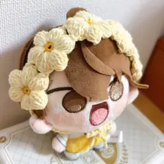 ぬいぐるみ にじまるっと ヘッドドレス 黄 お花 ヘアバンド ぬい服 にじさんじのサムネイル