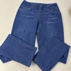 ヒロココシノゴムウエスト デニムパンツ ストレートレッグのサムネイル