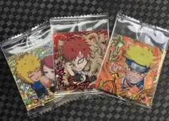 ナルトcr　我愛羅cr　ミナト＆クシナcr　ウエハース　にふぉるめーしょん