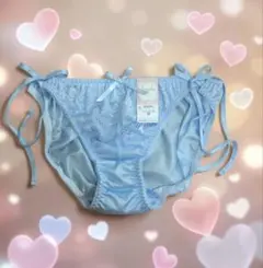 ☆タンス整理品 Sayaka ライトブルー サイドリボン パンティ♪のサムネイル