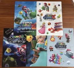 セブンイレブン限定品 スーパーマリオギャラクシー オリジナルクリアファイル×5枚