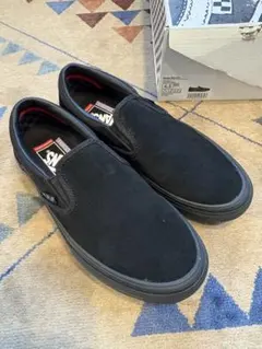 Vans スケートスリッポン　ブラック スエード スケートスリッポン　プロ