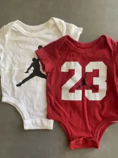 【ジョーダン】ボディスーツ 2点セット3M(56〜62cm)