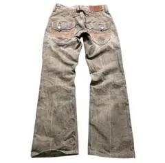 00s【archive】brown flare denim/Y2K/grunge