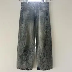 【値下げ】WYM VINTAGE WASHED CURVED DENIM