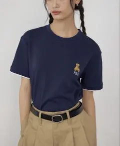 【完売】POLO BCS×AZUL ポロベア リンガーT FREE ネイビー