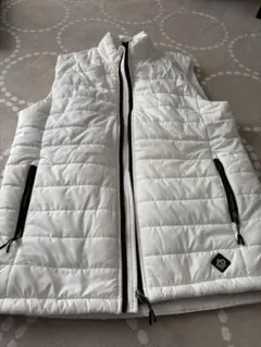 70 ホワイト ダウンベスト Lサイズ