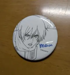 進撃の巨人 ミカサ MAPPA展　原画　缶バッジ
