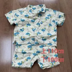 サマンサモスモスラーゴム　アヒル柄セットアップ