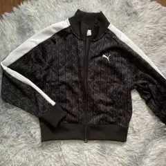 Puma ブラック ジップアップジャケット