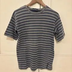 Le minor ボーダー Tシャツ 半袖 グレー ネイビーのサムネイル