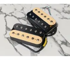 アルニコV 　白銅プレート　4芯　ホイル　ハムバッカー　PU×2 SET アルニコV 4芯 ハムバッカー ピックアップ PU×2 SET 白銅プレート