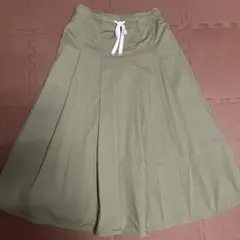 Pont de Chalons ロングフレアスカート カーキのサムネイル