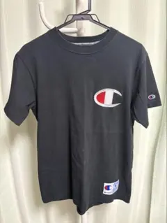 Champion ブラック Tシャツ MEDIUM