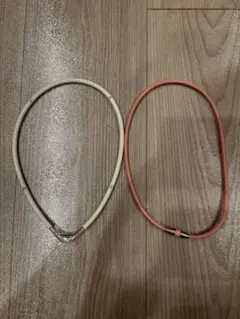 ネックレス 2本セット ホワイト/ピンク