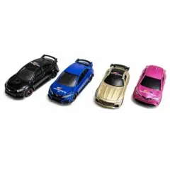 【東京オートサロン】ミニカー4台セット 限定カラー 黒、 青、 金、ピンク