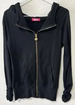 激かわ❤️激レア❤️MARSフード付バック蝶プリント♡袖クシュクシュパーカー⭐︎のサムネイル