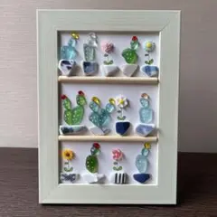 シーグラスアート　サボテン29