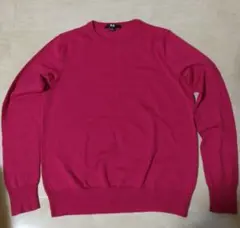 ユニクロ　エクストラファインメリノクルーネック　Lサイズ