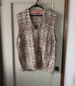 Supreme レオパード柄 ニットベスト M - メルカリ