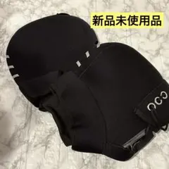 ハンドルカバー 黒 防水防寒 バイク用 原付 防風 裏起毛 フリーサイズ 新品のサムネイル
