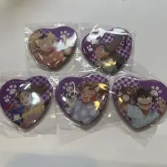 忍たま乱太郎 ナンジャタウン ハート缶バッジ