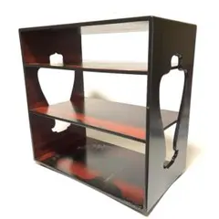 ■希少・時代物■和風　飾り棚・水指棚・香狭間・溜塗り・茶席・茶道・和家具・天然木