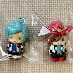 【あんさんぶるスターズ！】あんスタ　ぱぺマス　ソフビフィギュア深海奏汰＆三毛縞斑