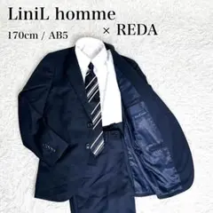 ✨極美品✨ レダ　アイスセンス　REDA　AB5　L　セットアップスーツ　紺色