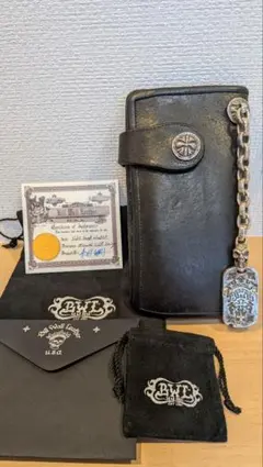 Bill Wall Leather Side Snap Wallet 長財布
