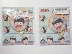 おそ松さん 松野十四松 カバー付き缶バッジ 2個セット