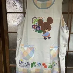 保育士エプロン JACKIE くまのがっこう 大きいサイズ