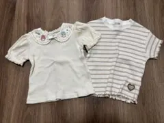 ベビー　半袖Tシャツ女の子　80センチ　2枚セット