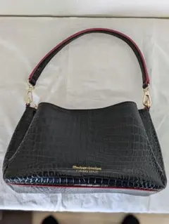 モーダプリンチペ 牛革 クロコダイル 型押し ショルダー ハンド バッグ