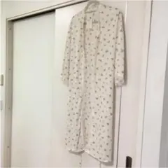 earth花柄ロングカーディガン
