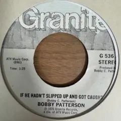 Bobby Patterson/IF I HADN'T SLIPPED UP A