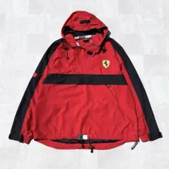 00s Ferrari フェラーリ 刺繍ロゴ レーシング アノラック ジャケット