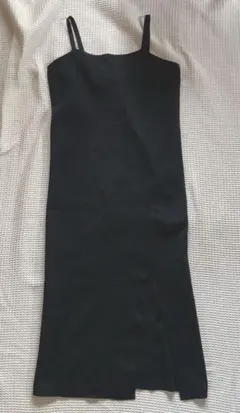 スリットキャミソールワンピース　ダンボールニット　しまむら　アベイル　L 美品