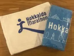 ✨北海道マラソン2025✨フェイスタオル✨2024タオル✨２枚セット✨